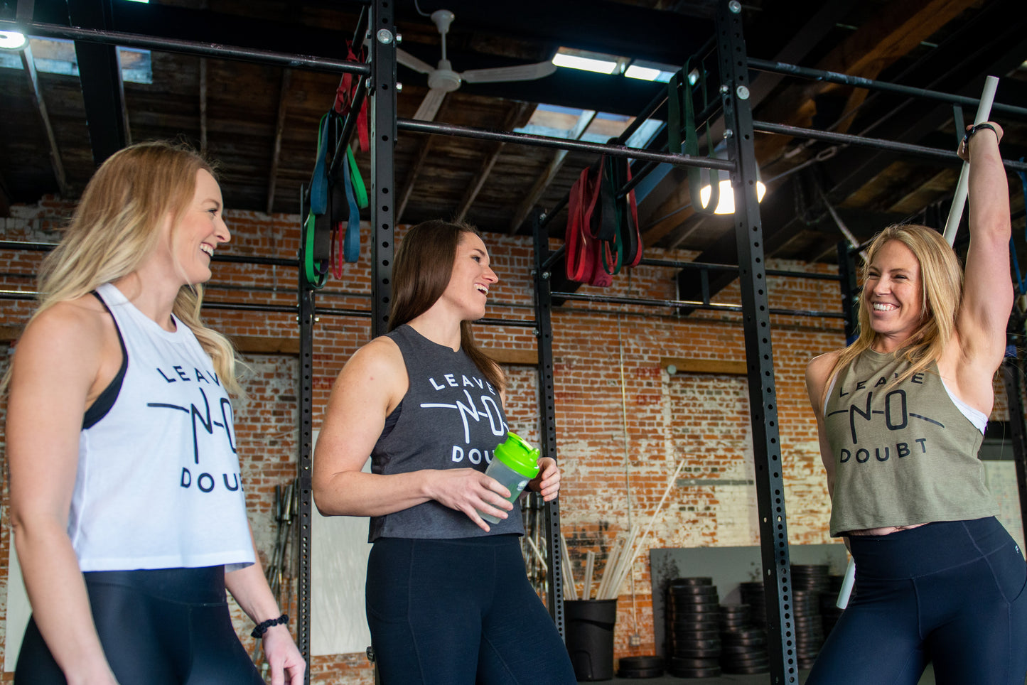 Military Green Crop Tank
