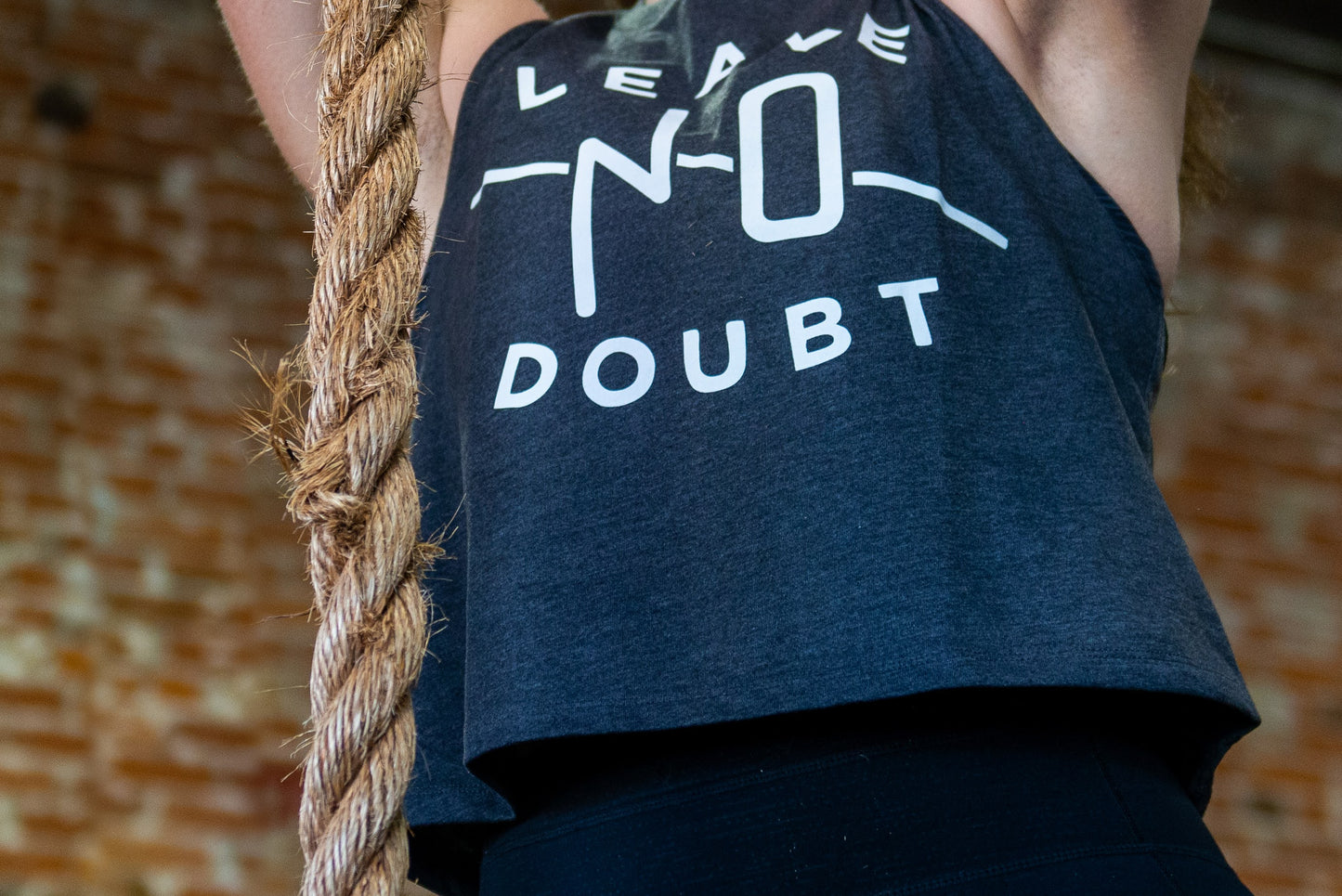 Gray Crop Tank