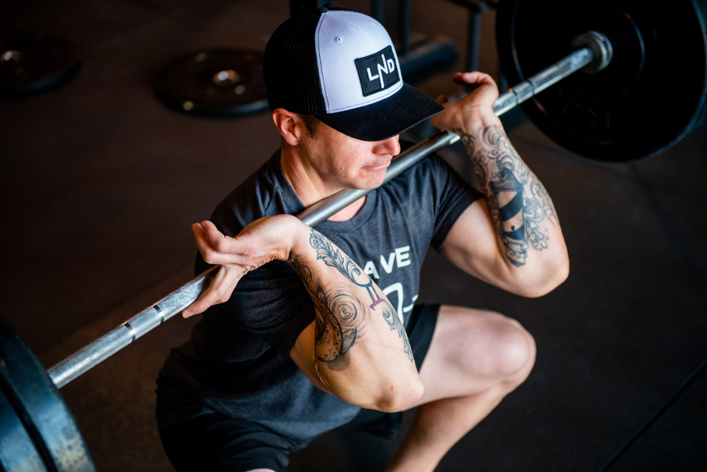LND Trucker - Black/White