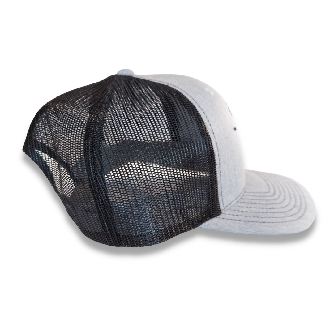 O.G. Trucker- Heather Grey/Black