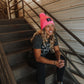 Pink Pom Beanie