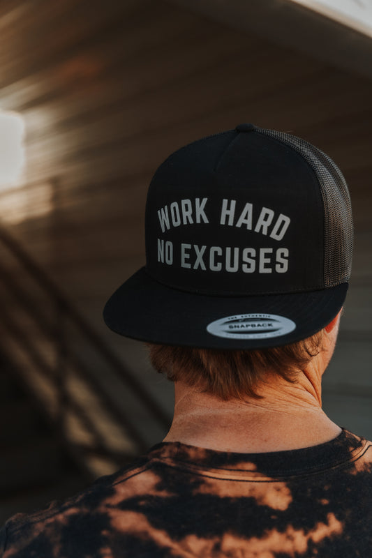 No Excuses Snapback with Mesh