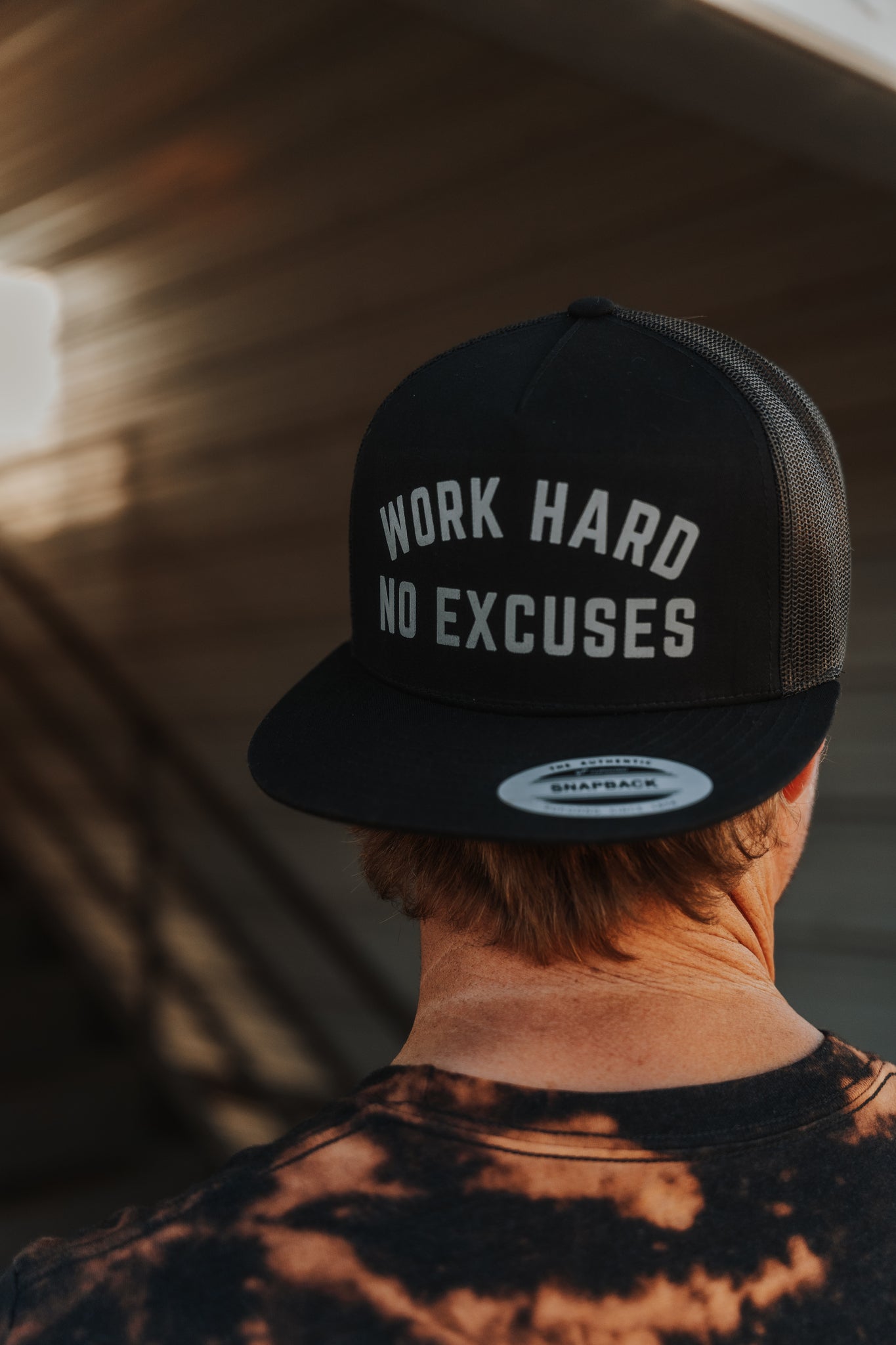 No Excuses Snapback with Mesh