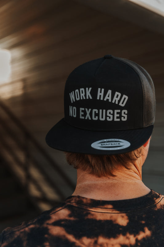 No Excuses Snapback with Mesh