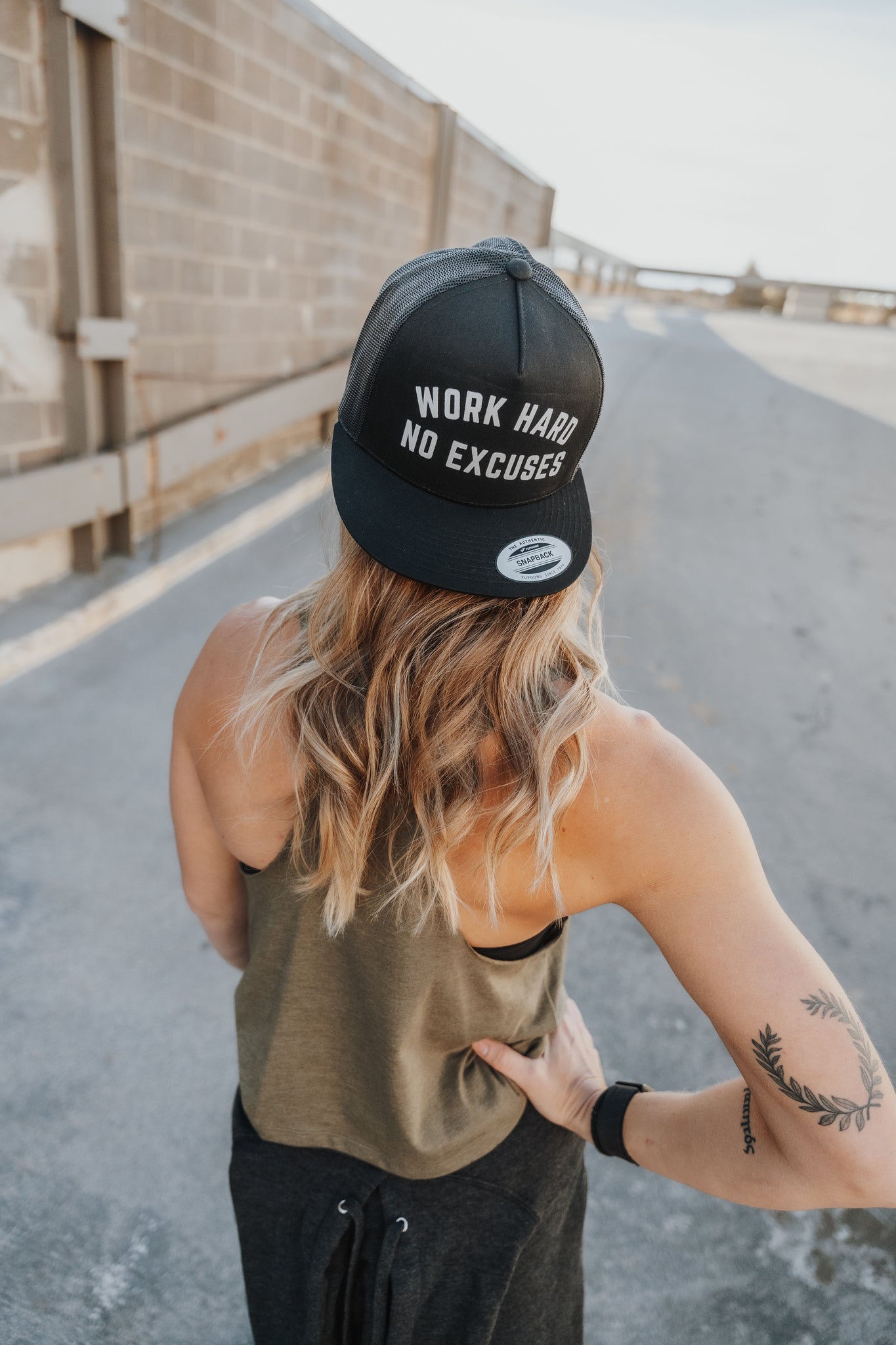 No Excuses Snapback with Mesh