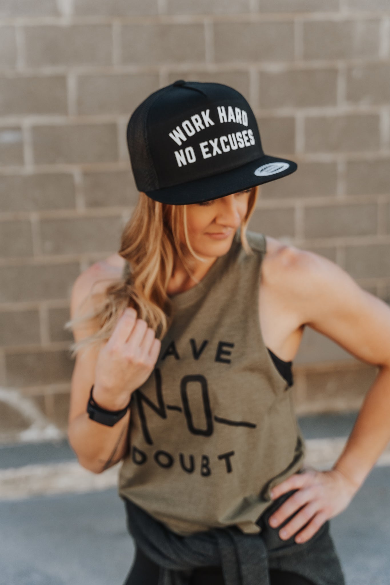 No Excuses Snapback with Mesh